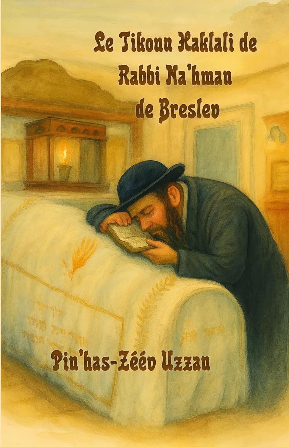 Homme lisant un livre religieux